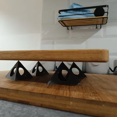 Kim tự tháp kê đồ sơn 3D (Painting Pyramid) - Phụ kiện DIY tiện lợi