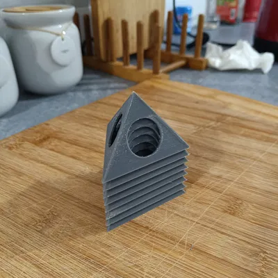 Kim tự tháp kê đồ sơn 3D (Painting Pyramid) - Phụ kiện DIY tiện lợi