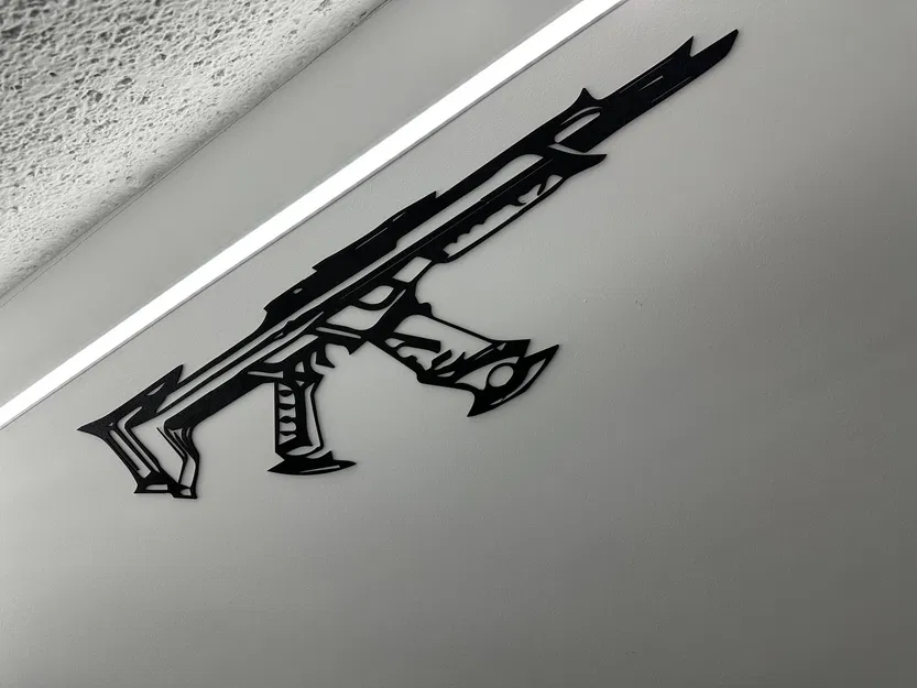 Mô hình treo tường Vandal Kuronami Valorant in 3D siêu đẹp - Image 1