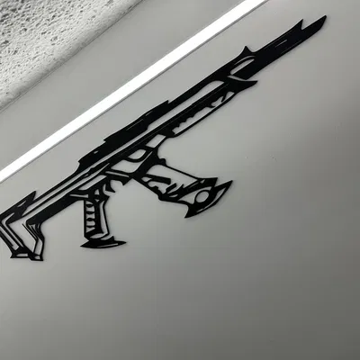 Mô hình treo tường Vandal Kuronami Valorant in 3D siêu đẹp