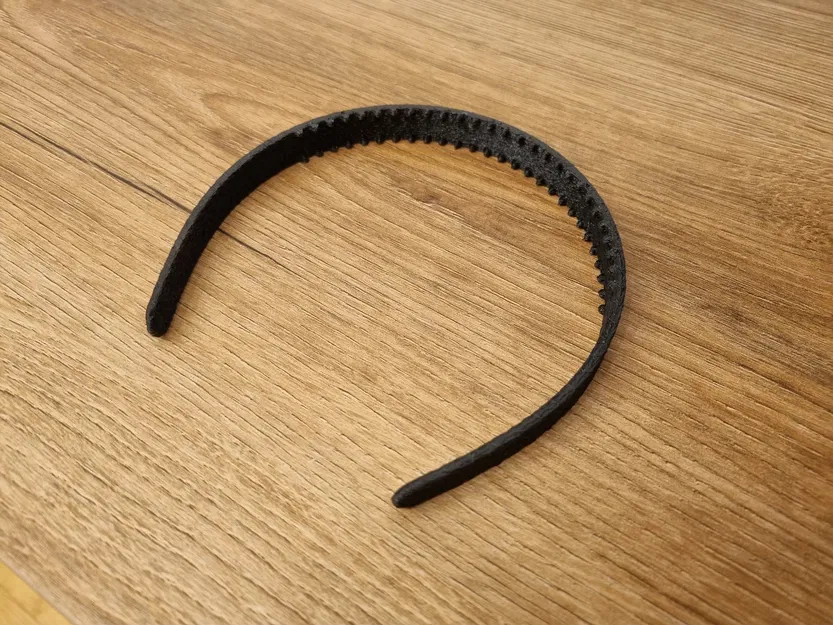 Băng đô cài tóc (Headband) đơn giản, thiết kế dễ in 3D tại nhà - Image 1