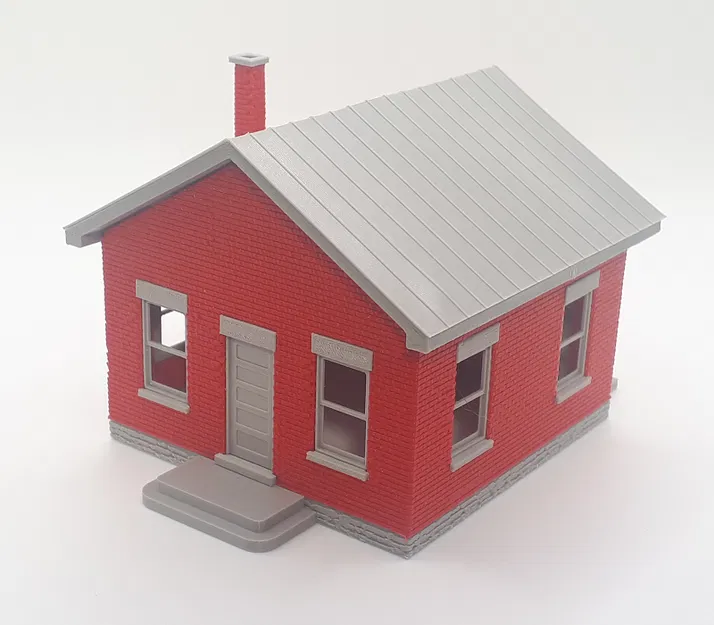 Mô hình Văn phòng điều hành toa tàu (HO Scale Yard Office) - Image 1