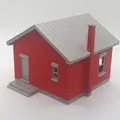 Mô hình Văn phòng điều hành toa tàu (HO Scale Yard Office) - Thumbnail 2