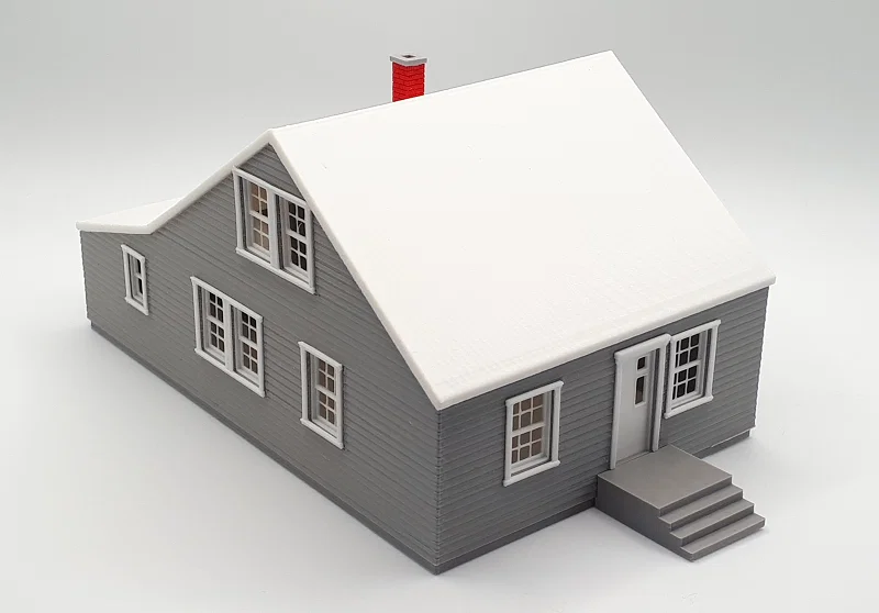 Mô hình nhà thời chiến Canada tỉ lệ HO (1942) - Image 2