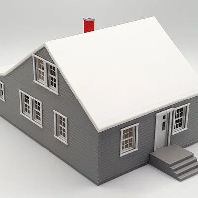 Mô hình nhà thời chiến Canada tỉ lệ HO (1942)