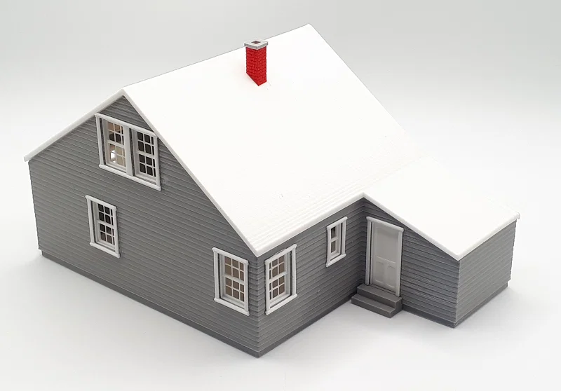 Mô hình nhà thời chiến Canada tỉ lệ HO (1942) - Image 3