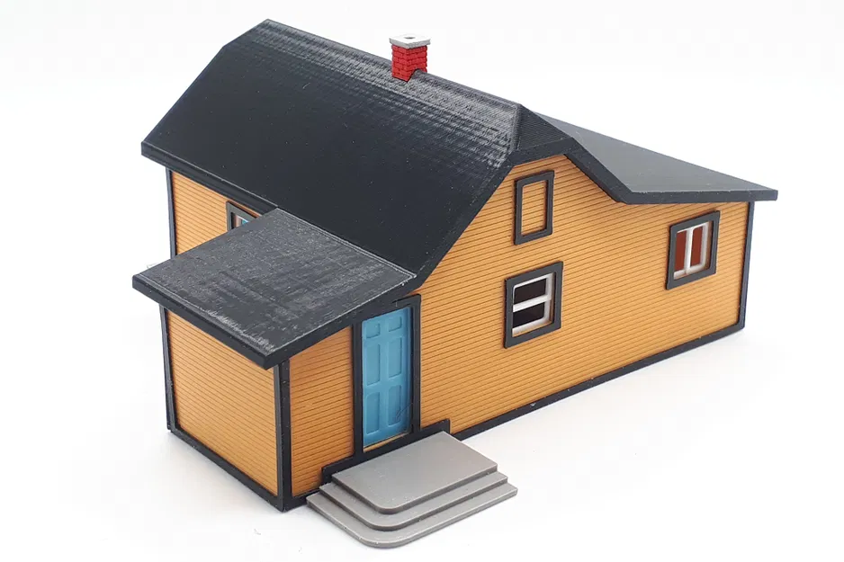 Mô hình nhà nông thôn Saskatchewan tỉ lệ HO - Image 2