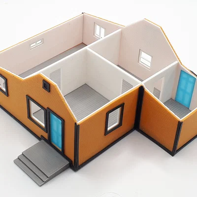 Mô hình nhà nông thôn Saskatchewan tỉ lệ HO