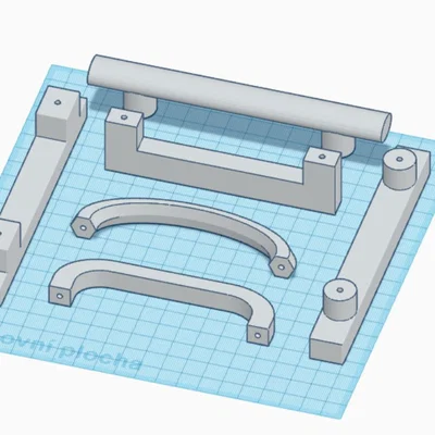 Bộ tay nắm cửa tủ nội thất tùy chỉnh kích thước (96mm & 128mm)