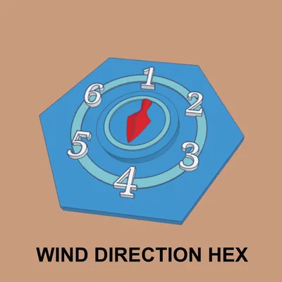 Bộ Token 3D cho Board Game Worms! của Mantic + Wind Direction Hex (Cập nhật 13/09/24)