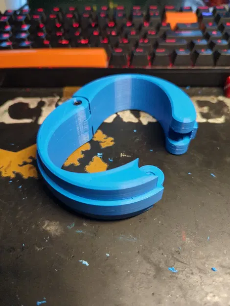 Mẫu khuyên cổ tay bản lề đơn tối ưu cho dự án fiddle in 3D - Image 1