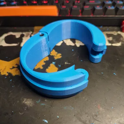 Mẫu khuyên cổ tay bản lề đơn tối ưu cho dự án fiddle in 3D