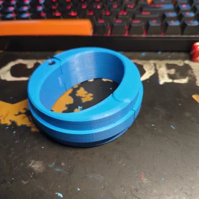 Mẫu khuyên cổ tay bản lề đơn tối ưu cho dự án fiddle in 3D