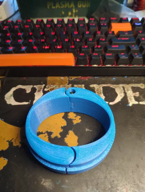 Mẫu khuyên cổ tay bản lề đơn tối ưu cho dự án fiddle in 3D - Image 3