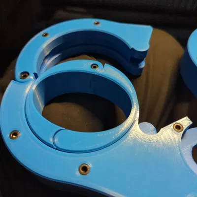 Mẫu khuyên cổ tay bản lề đơn tối ưu cho dự án fiddle in 3D