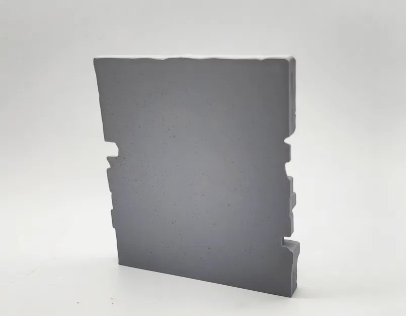 Tượng khuôn mặt trên tường gạch - Không cần hỗ trợ (No Supports) - Image 6