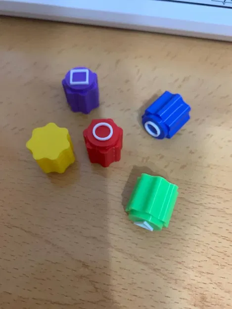 Bộ mô hình Gonggi phong cách Squid Game ấn tượng cho máy in 3D - Image 1