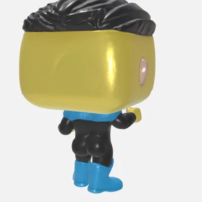 Mô hình 3D nhân vật Invincible phong cách Funko Pop đẹp mắt