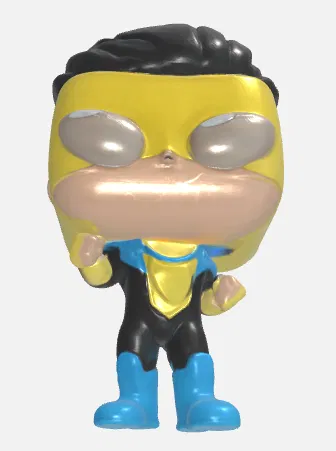 Mô hình 3D nhân vật Invincible phong cách Funko Pop đẹp mắt - Image 3