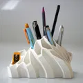 Ống cắm bút thiết kế tổ ong hiện đại (Pencil Holder) - Thumbnail 1