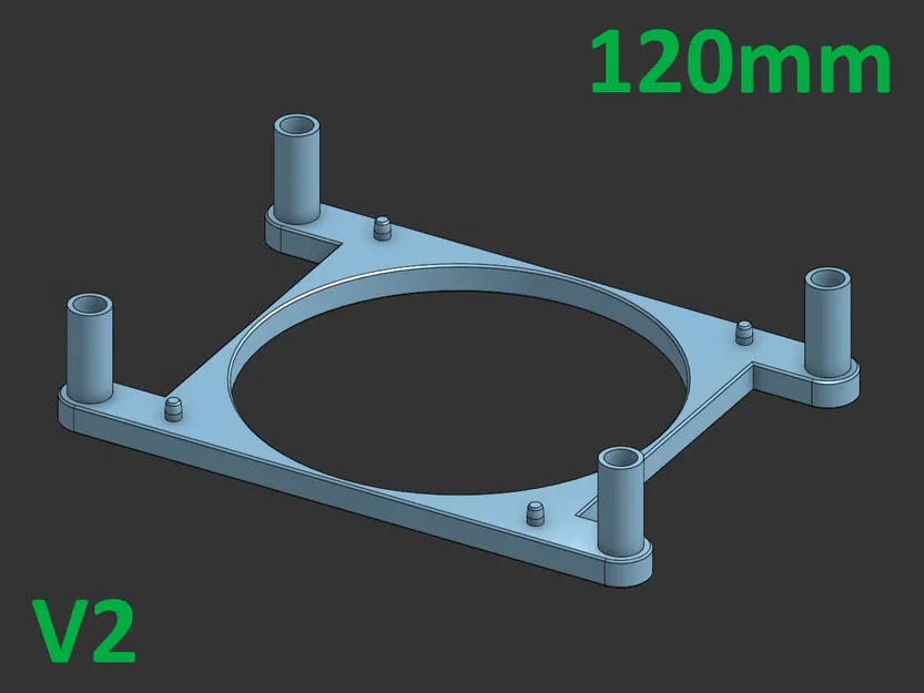 Đế tản nhiệt cho FritzBox 7530 (AX) dùng quạt 120/140mm - Image 1