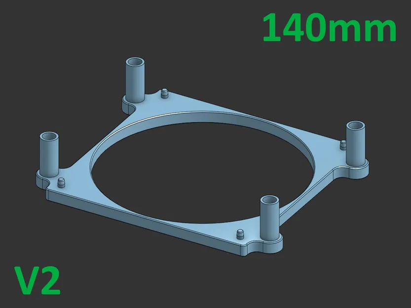 Đế tản nhiệt cho FritzBox 7530 (AX) dùng quạt 120/140mm - Image 3