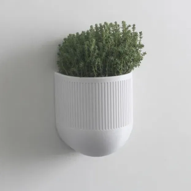 Chậu cây treo tường thông minh tích hợp đèn LED decor 3D - Image 1