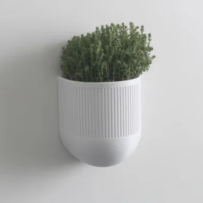Chậu cây treo tường thông minh tích hợp đèn LED decor 3D