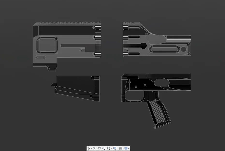 Bộ khung Manticore phiên bản chia nhỏ (Split receiver set) - Image 1