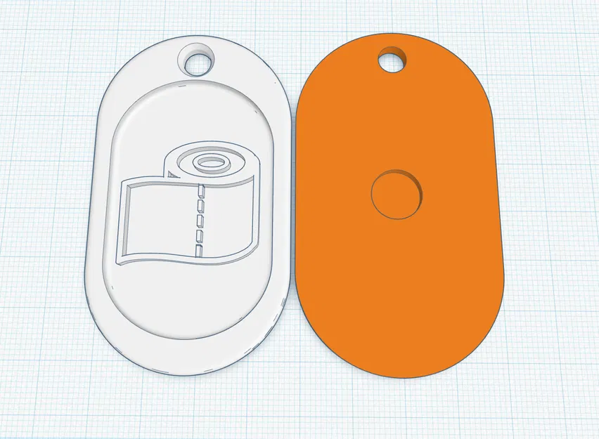 Thẻ đeo ra ngoài (Hall Pass Tags) - Thiết kế in 3D tiện dụng - Image 1