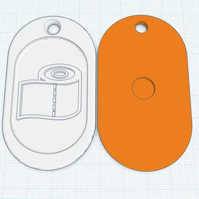 Thẻ đeo ra ngoài (Hall Pass Tags) - Thiết kế in 3D tiện dụng