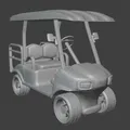 Mô hình xe Golf Cart in 3D vận hành được - Thumbnail 1