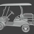 Mô hình xe Golf Cart in 3D vận hành được - Thumbnail 3