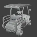 Mô hình xe Golf Cart in 3D vận hành được - Thumbnail 4