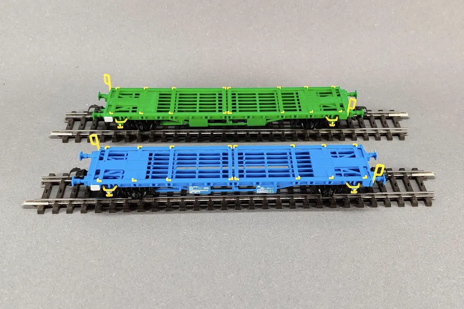 Toa tàu chở container Green Cargo Lgns 081, tỷ lệ H0 (1:87) - Image 1