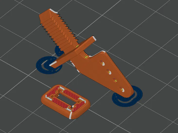 RC control horn/ rudder horn cho máy bay mô hình (KHÔNG CẦN SUPPORT!) - Image 2