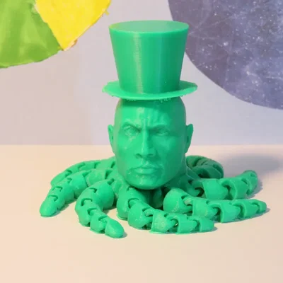 Mô hình 3D The Rocktopus đội mũ (Rocktopus with a top hat) độc lạ
