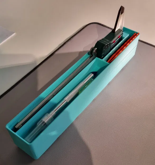 Khay đựng thước kẹp (Caliper) chuẩn Gridfinity 1x6x6 gọn gàng - Image 1