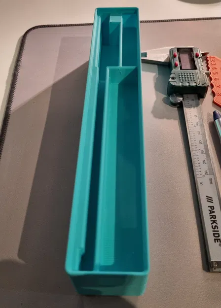 Khay đựng thước kẹp (Caliper) chuẩn Gridfinity 1x6x6 gọn gàng - Image 3