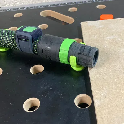 Giá đỡ ống hút bụi Festool MFT đơn giản cho bàn thao tác MDF 20mm & 19mm (3/4")