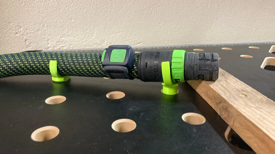 Giá đỡ ống hút bụi Festool MFT đơn giản cho bàn thao tác MDF 20mm & 19mm (3/4") - Image 3