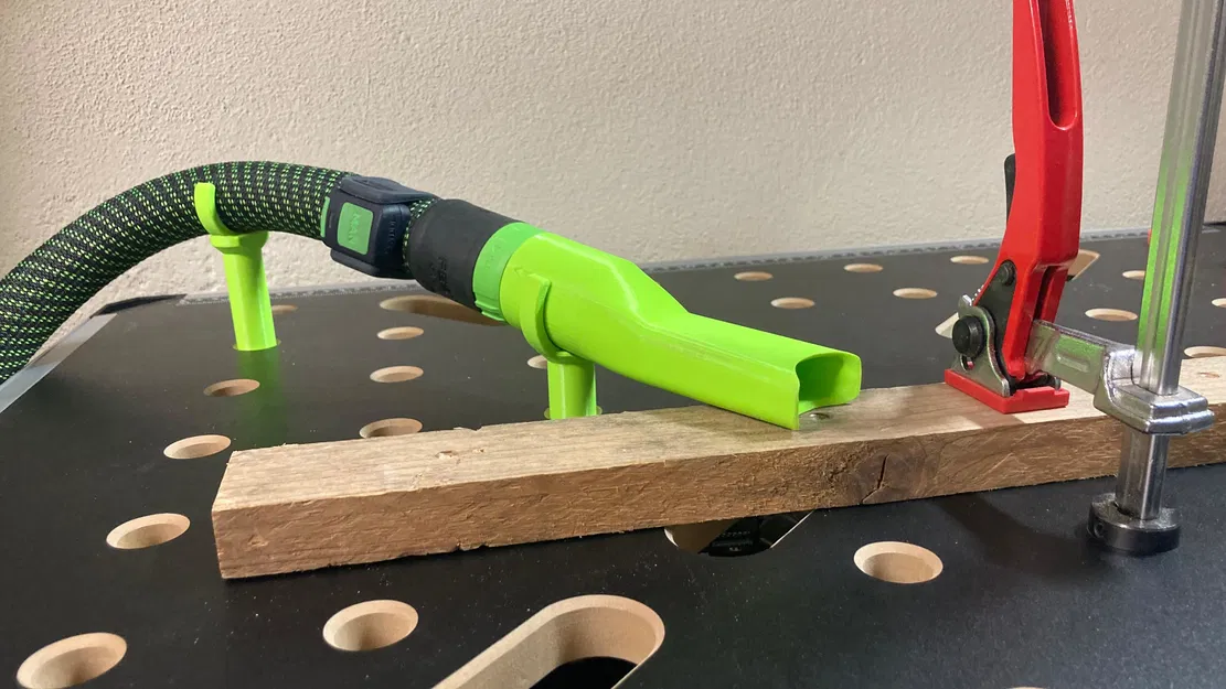 Giá đỡ ống hút bụi Festool MFT đơn giản cho bàn thao tác MDF 20mm & 19mm (3/4") - Image 4