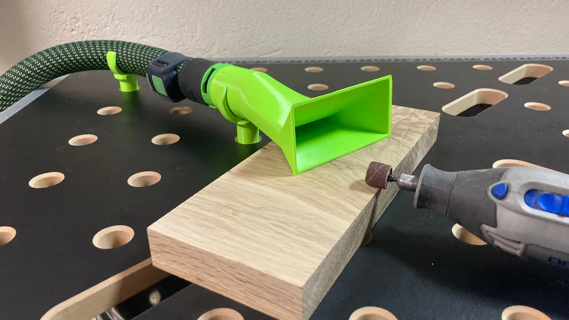 Giá đỡ ống hút bụi Festool MFT đơn giản cho bàn thao tác MDF 20mm & 19mm (3/4") - Image 7