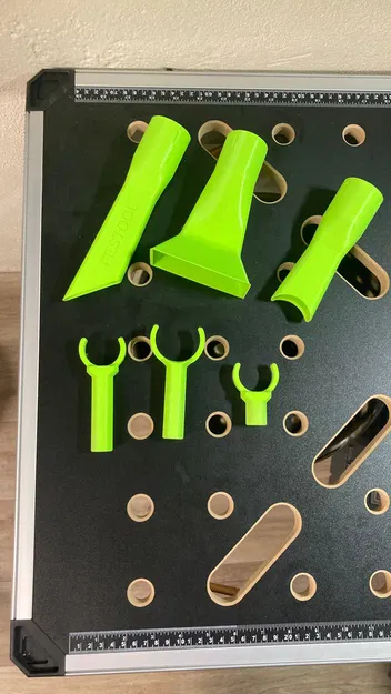 Giá đỡ ống hút bụi Festool MFT đơn giản cho bàn thao tác MDF 20mm & 19mm (3/4") - Image 8