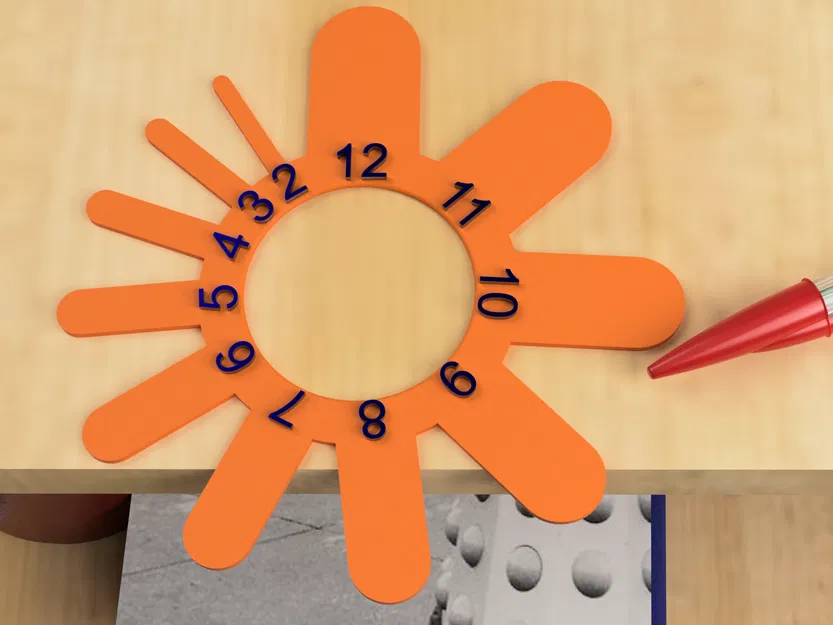 Thước đo bán kính (Radius Gauge) 3D - Công cụ kỹ thuật chính xác - Image 1