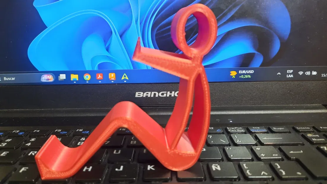 Giá đỡ điện thoại hình người (Cell Phone Stand) in 3D siêu dễ thương - Image 1