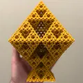 Cấu trúc Fractal Sierpiński Octahedron dạng khung Rhombic Dodecahedron - Level 4 - Thumbnail 5