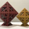 Cấu trúc Fractal Sierpiński Octahedron dạng khung Rhombic Dodecahedron - Level 4 - Thumbnail 11