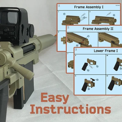 E200 | Súng bắn tỉa đồ chơi (Hoạt động được!)