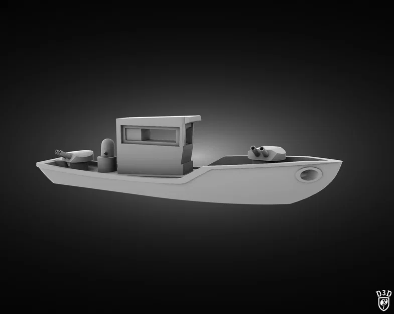 Benchy Gunboat - Tàu pháo Benchy cải tiến - Image 1